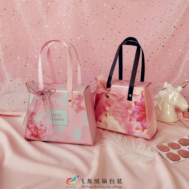 Свадебная коробка для конфет бумажная упаковка дня рождения Подарочная цветов