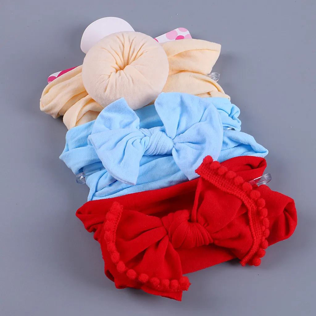 3 предмета реквизит для фотосессии новорожденных милые ободки с бантами