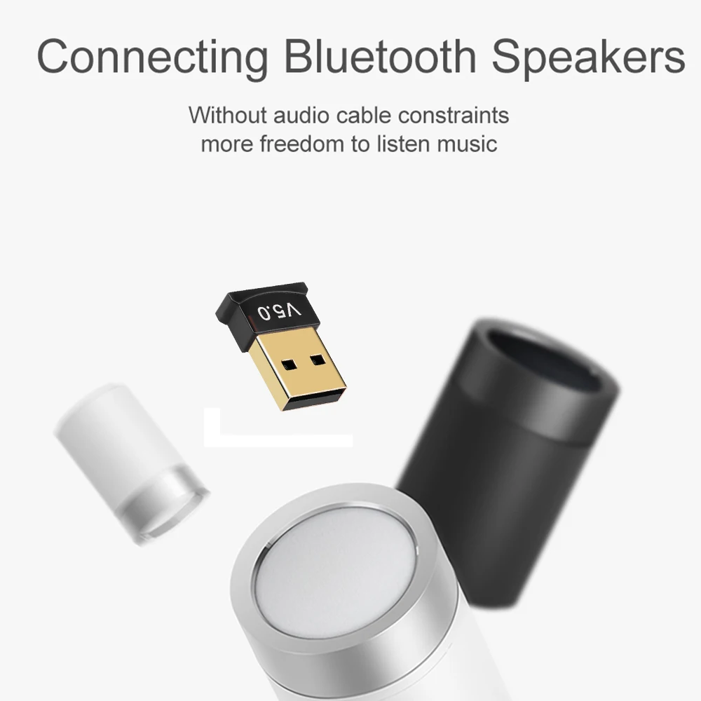 USB-адаптер Kebidumei Mini BT 5 0 беспроводной usb-передатчик Bluetooth музыкальный приемник