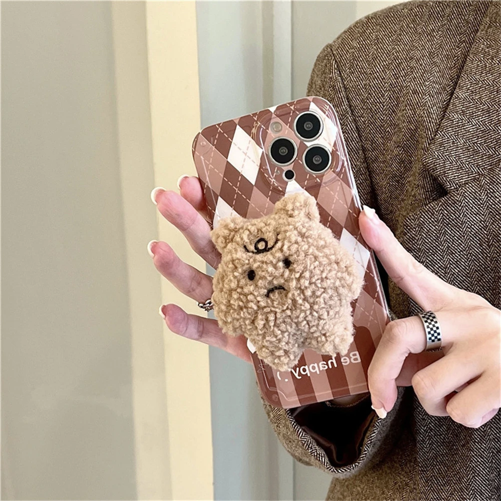 

Силиконовый чехол-подставка для iPhone 13 Pro MAX, с мультяшным рисунком