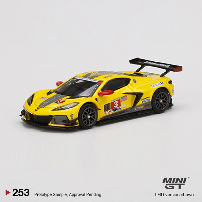 MINI GT 1:64 Chevrolet Corvette C8.R #3 2020 IMSA модель автомобиля из сплава литье под давлением-LHD |