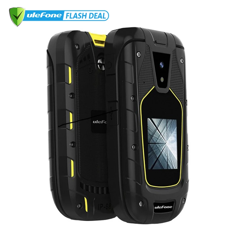 Ulefone Armor флип Водонепроницаемый IP68 1200 мАч 1.3MP Dual Sim 2 4 дюймов + 1 44 экран представлен