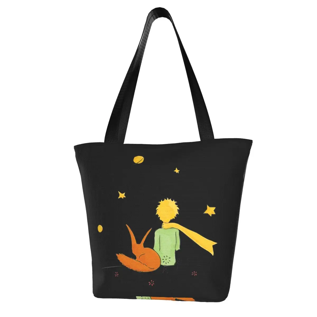The Little Prince Shopping Bag Aesthetic Cloth Outdoor Handbag Female Fashion Bags