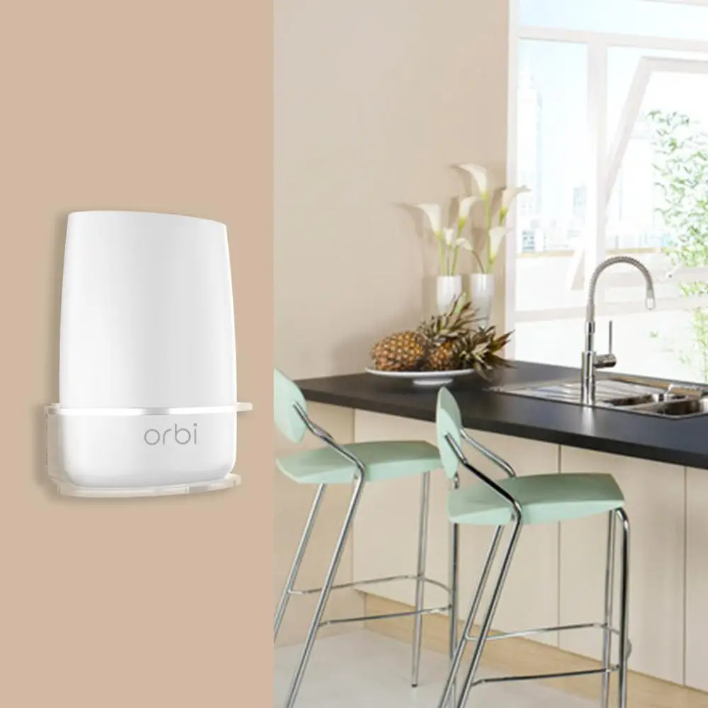 Бытовой прозрачный акриловый настенный кронштейн для Wi-Fi маршрутизатора Netgear Orbi