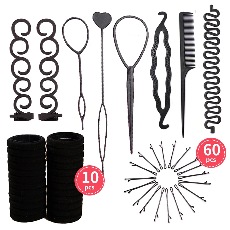 

Women DIY Hair Styling Pull Hairpins Accessories Magic Twist Hair Clips Braiding Braider Tools Fashion Girl Hairpin Ornament