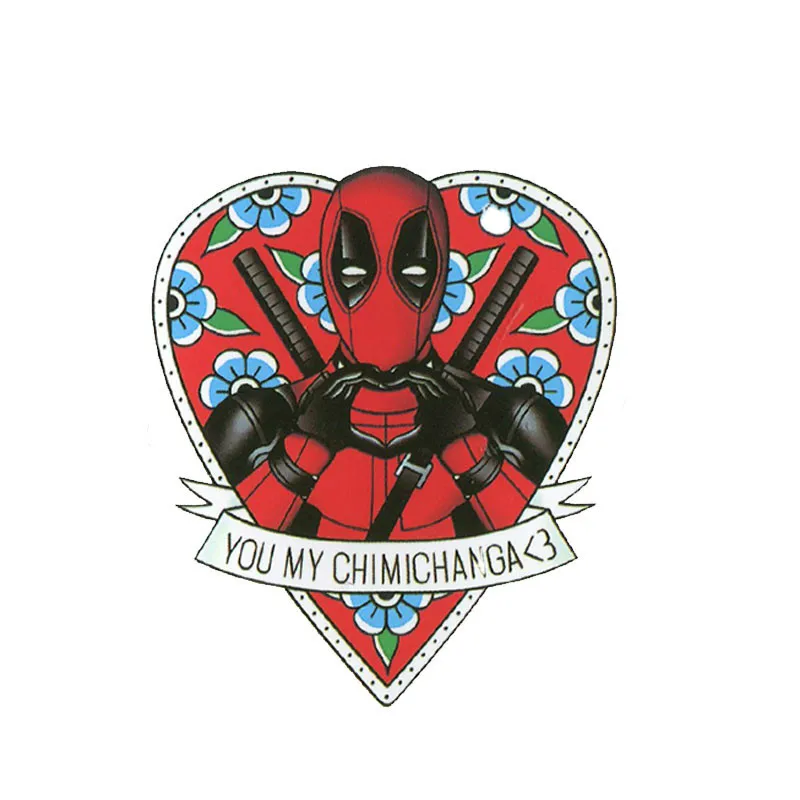 1-50 шт Marvel наклейка с дэдпулом наклейка на чемодан персональный чехол для ноутбука на колесиках скейтборд гитарная наклейка Водонепроницаемая наклейка