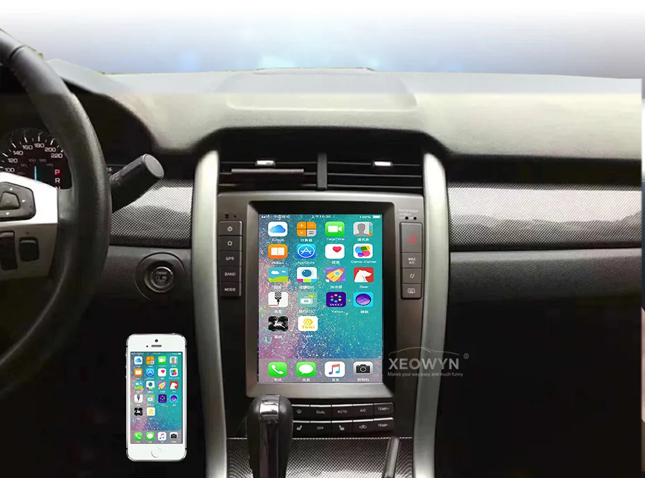 Четырехъядерный Android 8,0 Автомобильный gps навигатор стерео радио для Ford edge 2011 2012 2013 Телец wifi mirrorlink a/c bluetooth