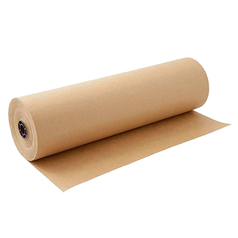 

60 Meters Brown Kraft Wrapping Paper Roll for Wedding Birthday Party Gift Wrapping Parcel Packing Art Craft