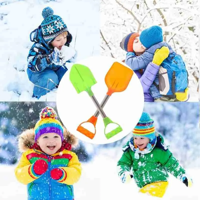 

2Pcs/Set Beach Shovel Beach Toy Kids Outdoor Digging Sand Shovel Play Sand Tool Playing Shovels Play House Toys Summer