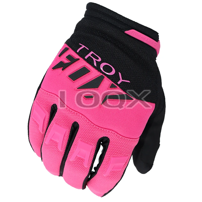 Troy Fox Motocross Motorbike Downhill MX MTB Dirt Bike Offroad Black Red Gloves Air Mesh Cycling Race Racing | Автомобили и