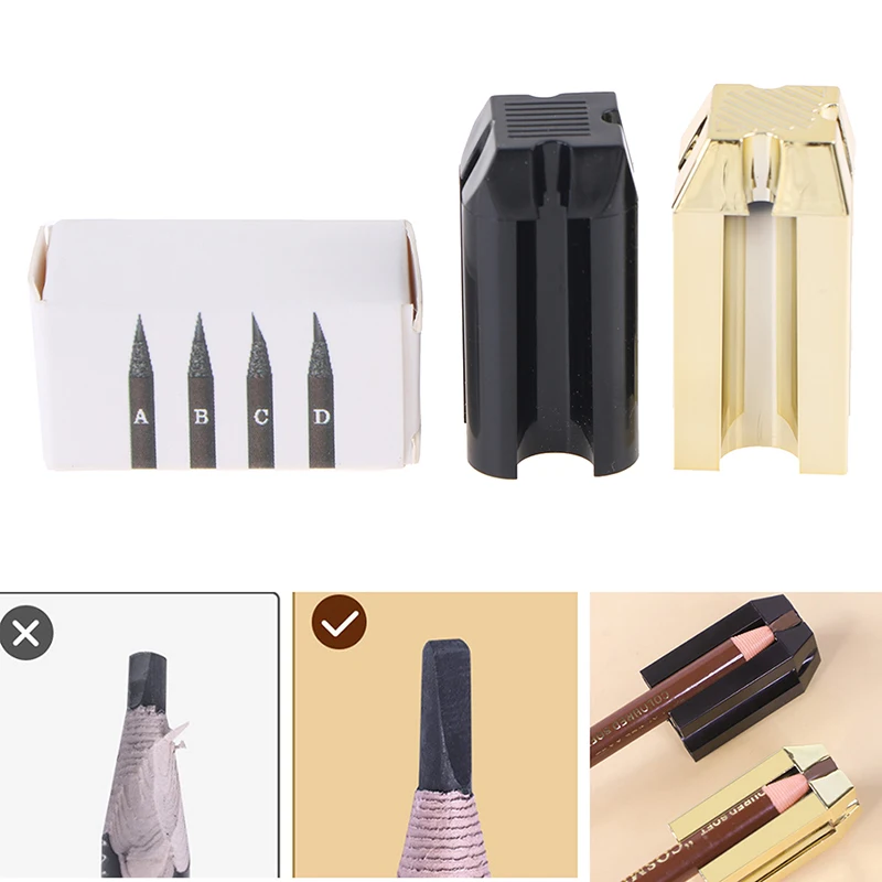 

2 In 1 Eyebrow Pencil Sharpener For Permanent Makeup Lip Liner Eyeliner Blade