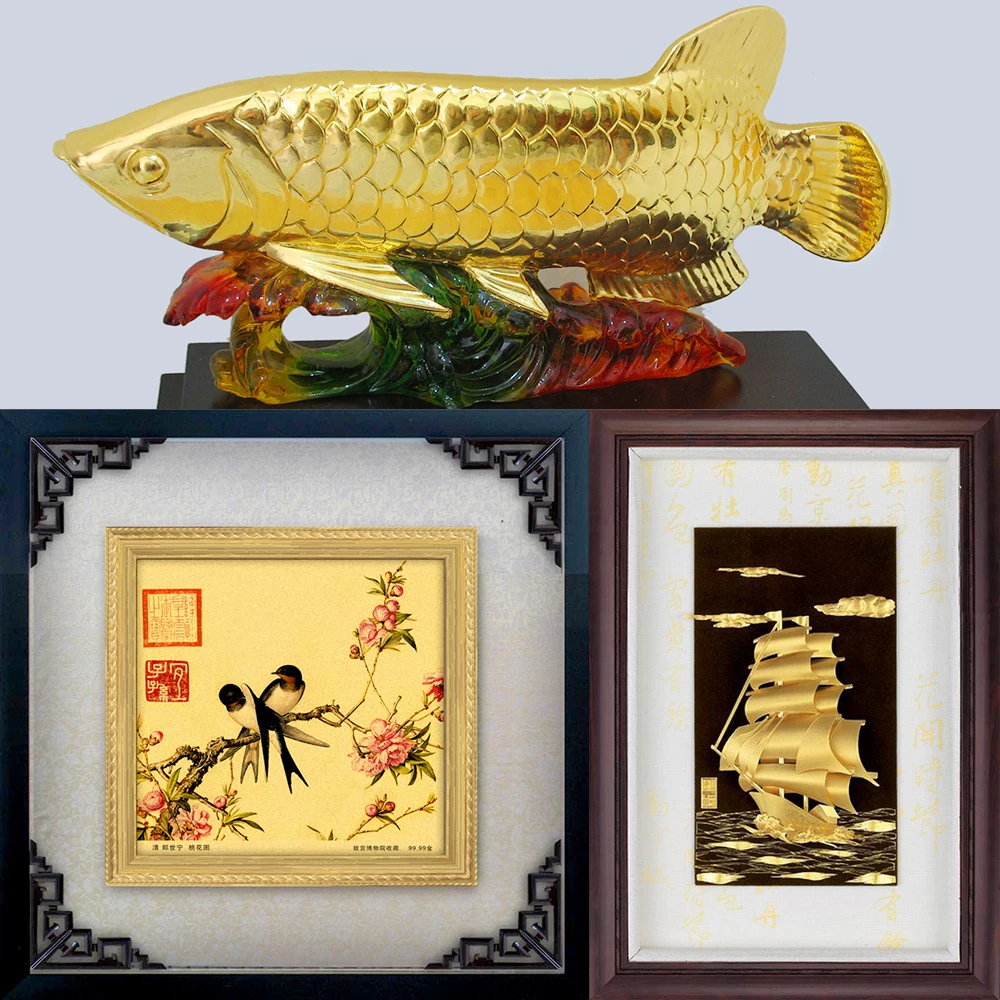 Лист фольги с имитацией золота 10 шт. 8x8 5 см для художественных поделок украшения