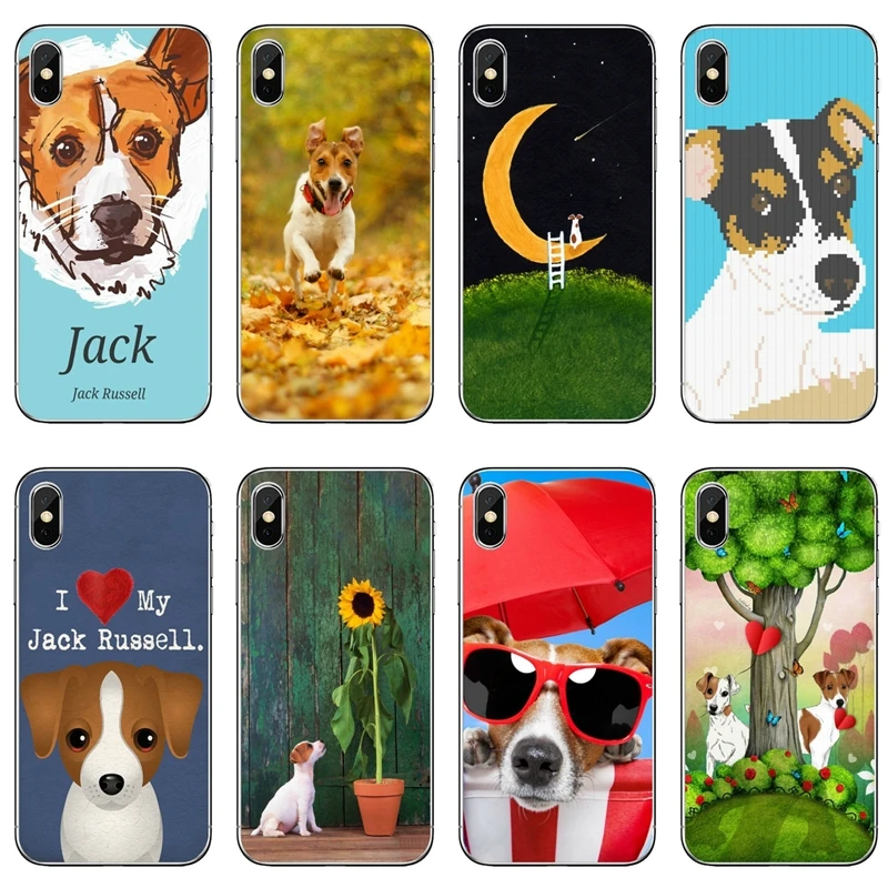 Джек Рассел терьер силиконовый чехол для мобильного телефона Xiaomi Redmi 9T 9C 9A 7 7A K20 6 6A