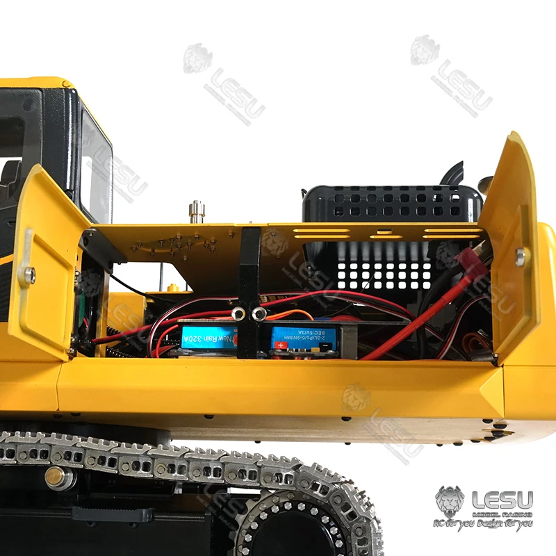 LESU 1/14 Zenoah Koma PC360 гидравлический экскаватор полностью металлический грузовик гусеницы звездочки ESC