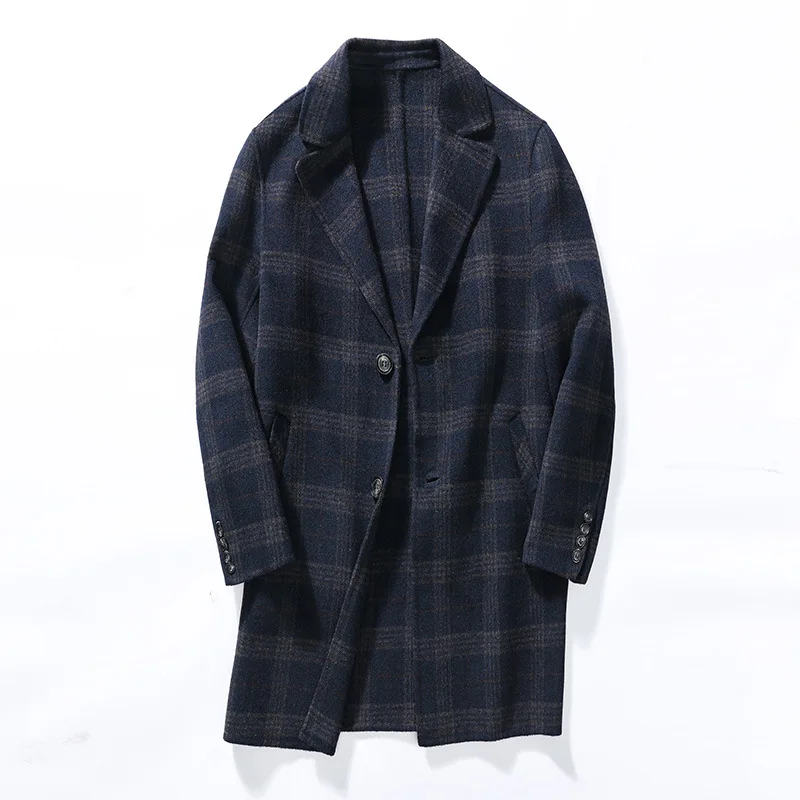 

New men's extra large double-sided overcoat in winter