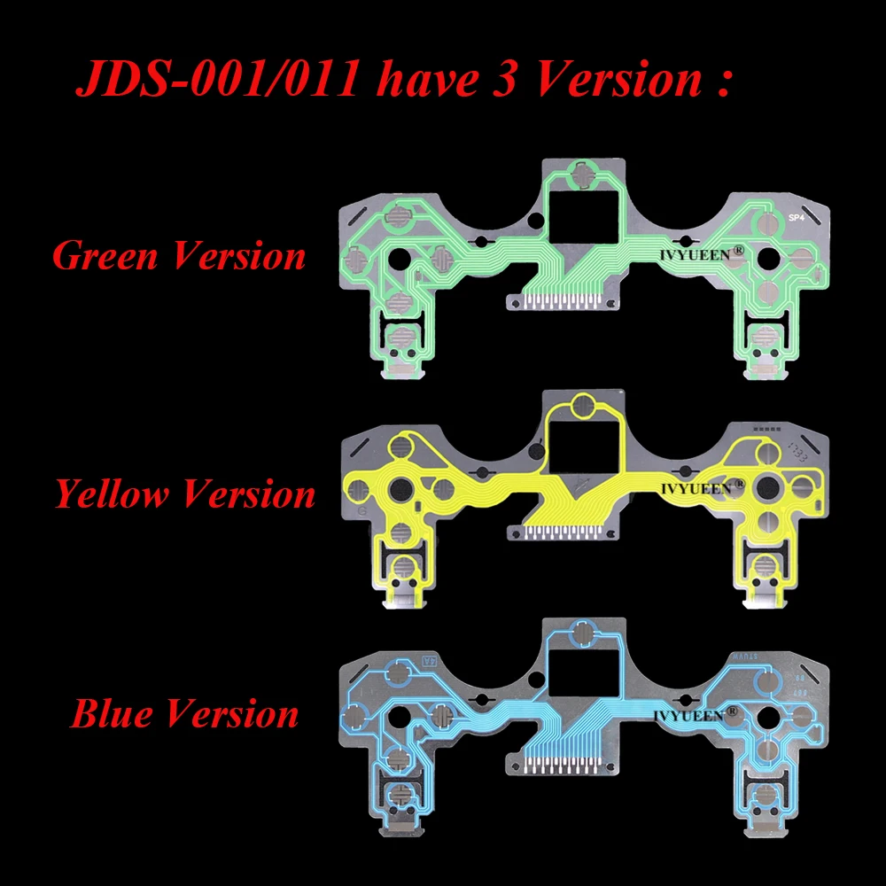 IVYUEEN замена кнопок ленточная печатная плата для PS4 Dualshock 4 Pro тонкая проводящая пленка для контроллера пленка клавиатура гибкий кабель PCB