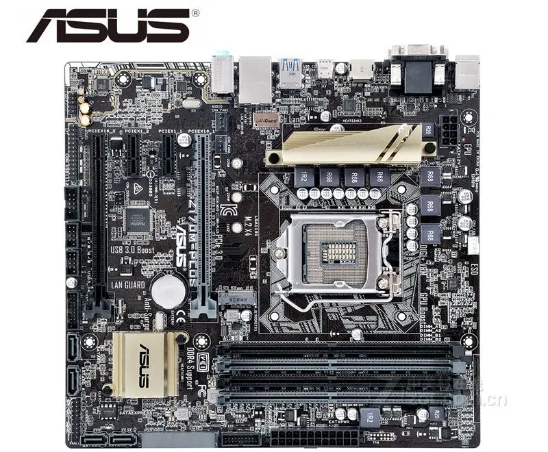 Для ASUS Z170M-PLUS материнская плата LGA 1151 DDR4 64 Гб USB3.0 USB3.1 Z170 используется для рабочего