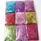 Голографический гексагональный Блестящий лак-Хамелеон для ногтей, 50 г, 1 мм