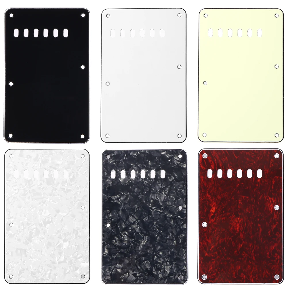 Крышка задней панели для гитары Fender ST SQ лента с 6 отверстиями задняя крышка