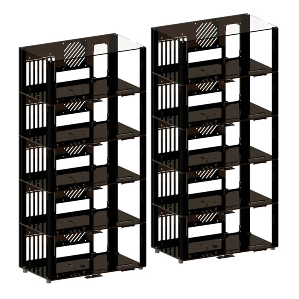 Чехол для компьютера из акрила MATX прозрачный чехол ПК|Корпуса компьютеров| |