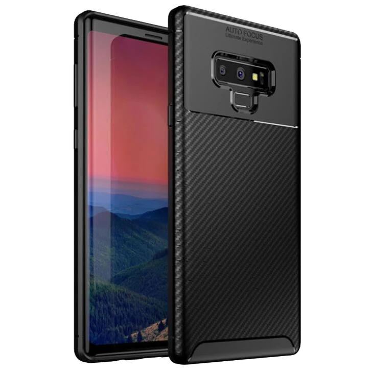 Чехол для мобильного телефона TPU ДЛЯ: Samsung S9 S10 J4 J6 J7 J8 Note9 plus Lite Core prime beetle shatter-resistant carbon fiber business on.