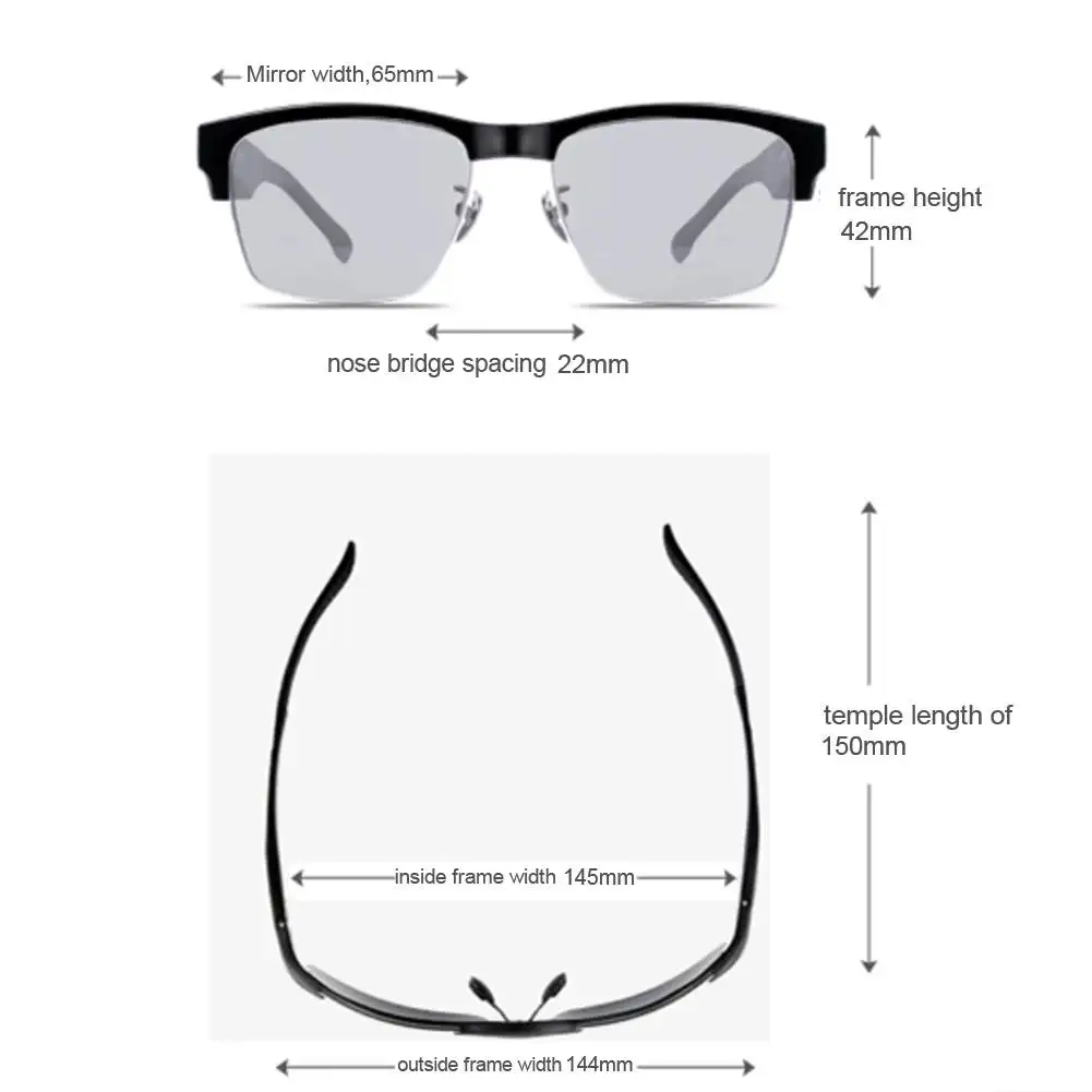 저렴한 K2 블루투스 5.0 선글라스, 야외 스마트 블루투스 안경, 무선 스포츠 헤드셋, 마이크 포함, 안티 블루 선글라스