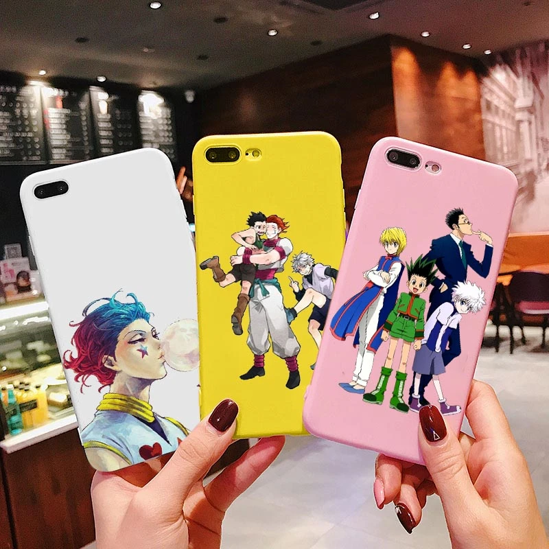 Чехол для телефона Hunter x 3 HXH Anime Gon Kurapika матовый карамельный чехол iPhone 11 Pro 6s 7 8 Plus X XR