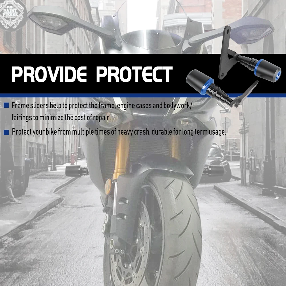 YZF 600 R 6 ползунки для рамы мотоцикла защитная накладка обтекатель защита Yamaha YZF600 R6