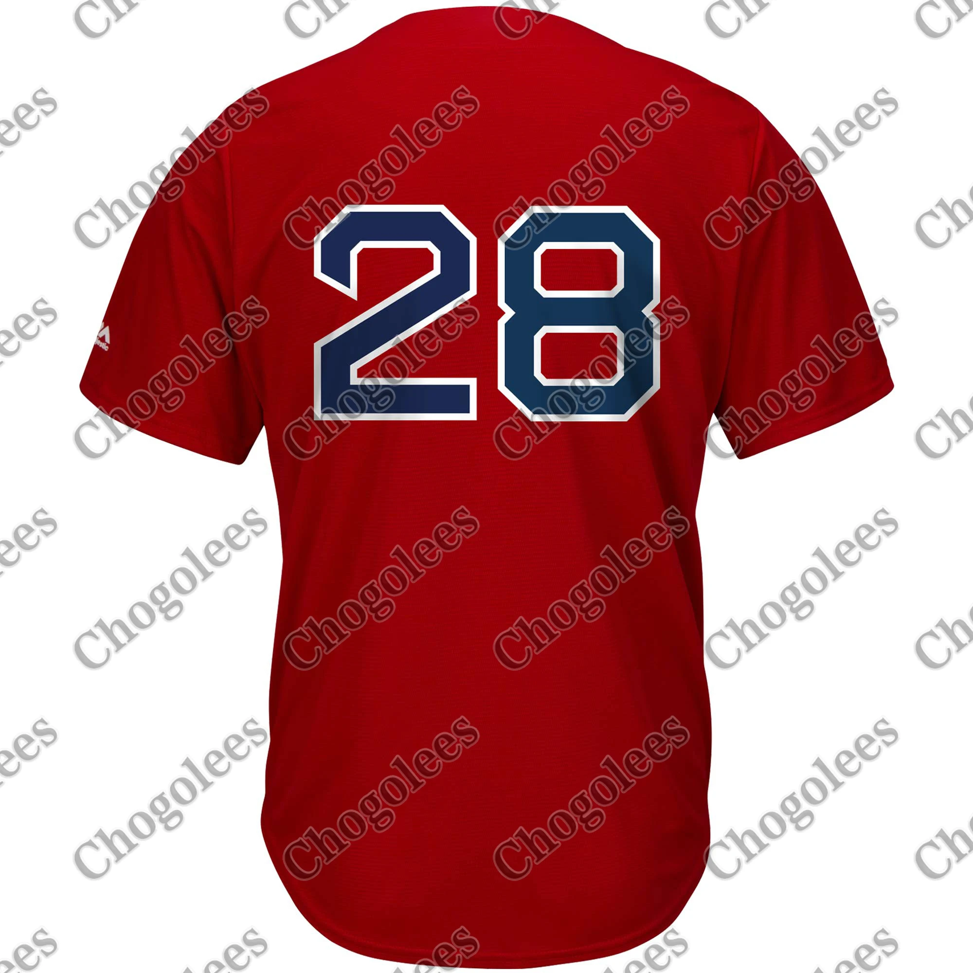 

Бейсбольная Джерси J.D. Бостонская превосходная Альтернативная крутая Базовая футболка Martinez-Scarlet