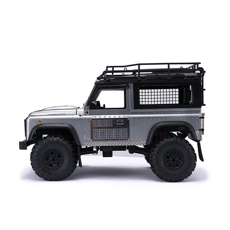 

2 Set RC Car Part: 1 Set Metal Skid Plate Antiskid Board Scratch Prevention & 1 Set Anti-Skid Plate Door Decoration