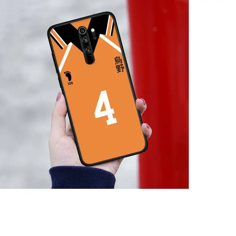 

Karasuno Jersey Shoyo Hinata Phone Case For Redmi 7 8 9 A K20 30 Pro Note 8 9 Pro 9s