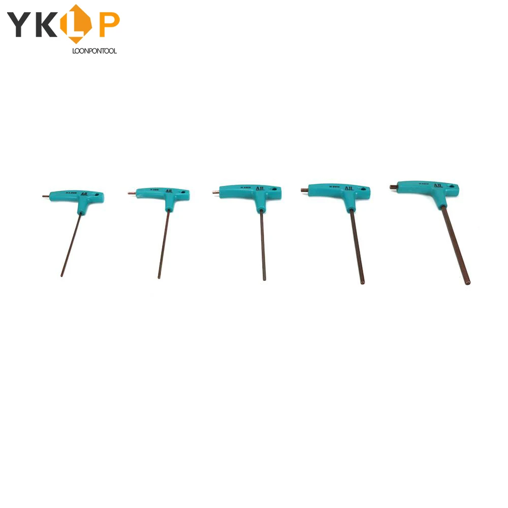 Ручной инструмент 2 5/3/4/5 мм Т образная пластиковая ручка шестигранный ключ