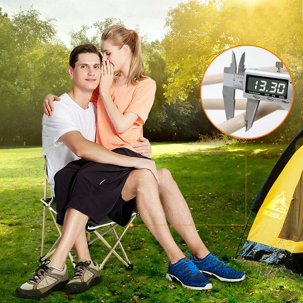 구매 Hewolf-야외 접이식 테이블과 의자 5 피스, 휴대용 보관 의자, 캠핑 레저 알루미늄 테이블과 의자 세트