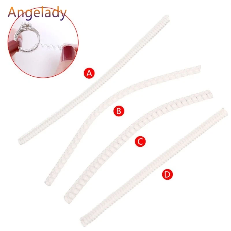 Приспособление для регулировки размера кольца Невидимый Прозрачный Спиральный