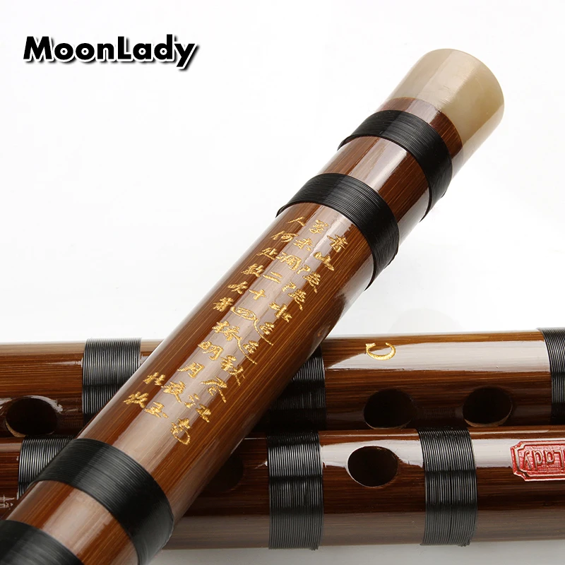 Chinese Traditional Handmade Bamboo Two-section Flute Dizi Traditional New Arrival Flauta Wood For Beginners and Music Lovers enlarge