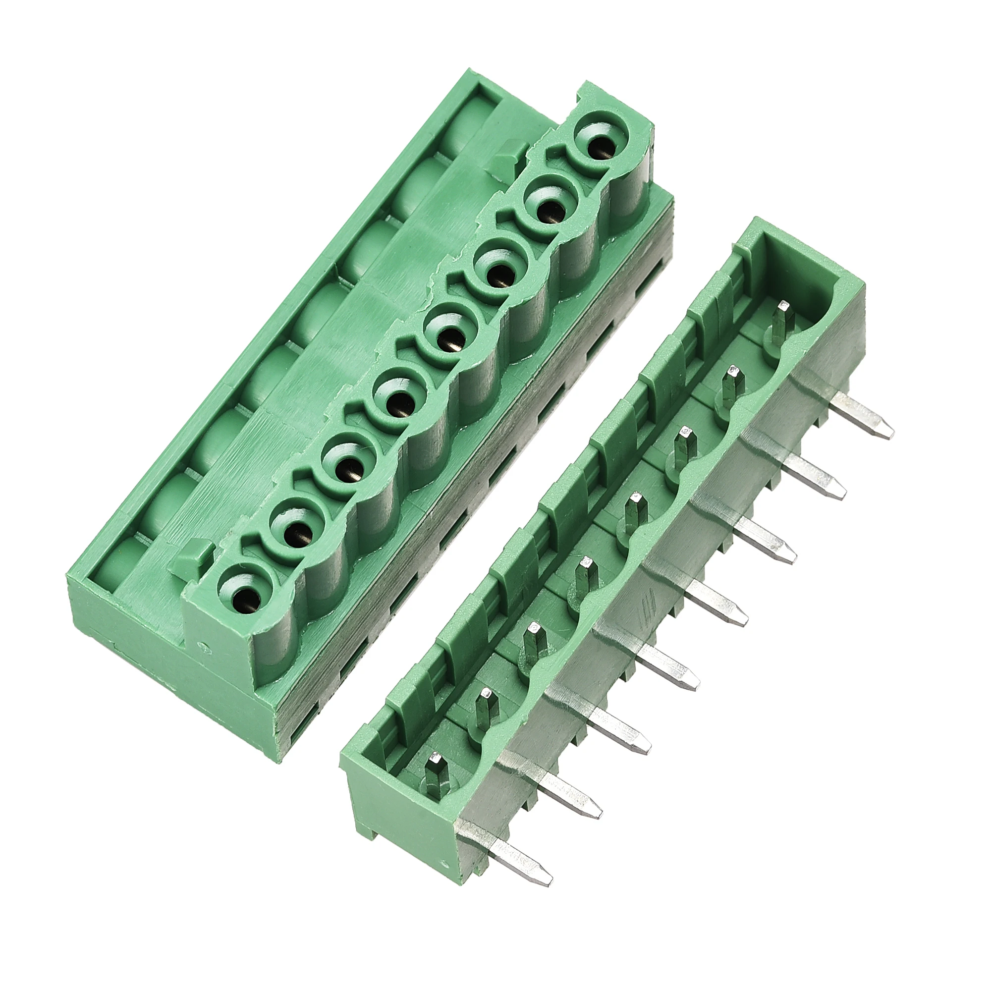 

Uxcell 8-Pin 5.08mm Pitch Right Angle PCB Screw Terminal Block Connector 5 Sets