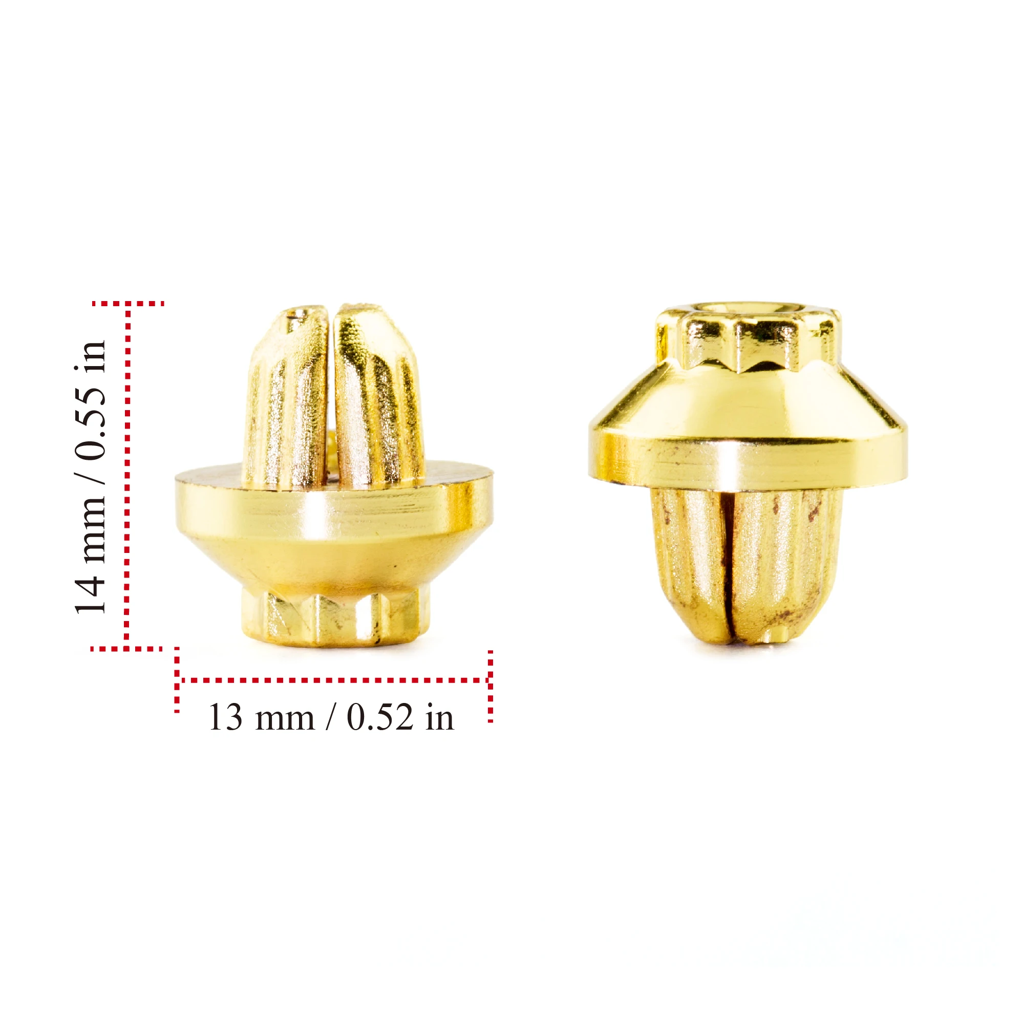 Универсальные Клещи для колес автомобиля 100 шт. золотой Хромовая серебряная |