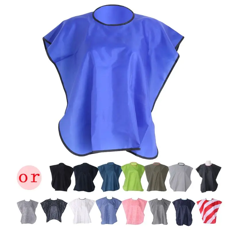 

Short Square Waterproof Hairdressing Hair Cut Salon Hairstylist Gown Cape Cloth