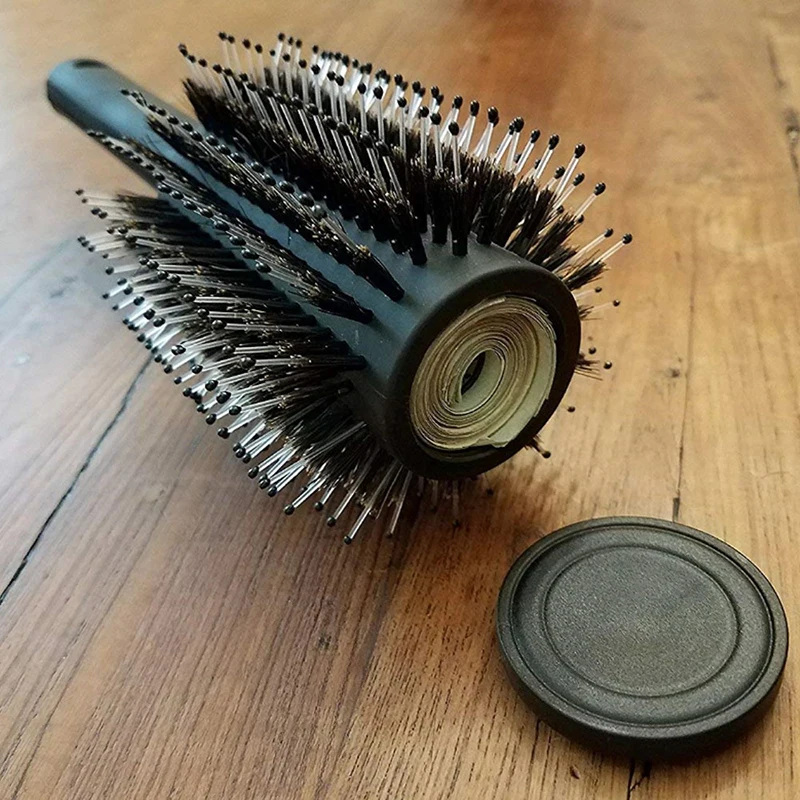 Щетка для волос безопасный потайной контейнер хранения скрытых ценностей полая