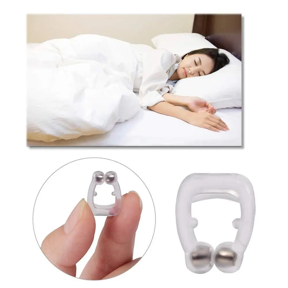 Silicone magnetic anti-snoring nasal breathing device suitable for patients with sleep apnea m |