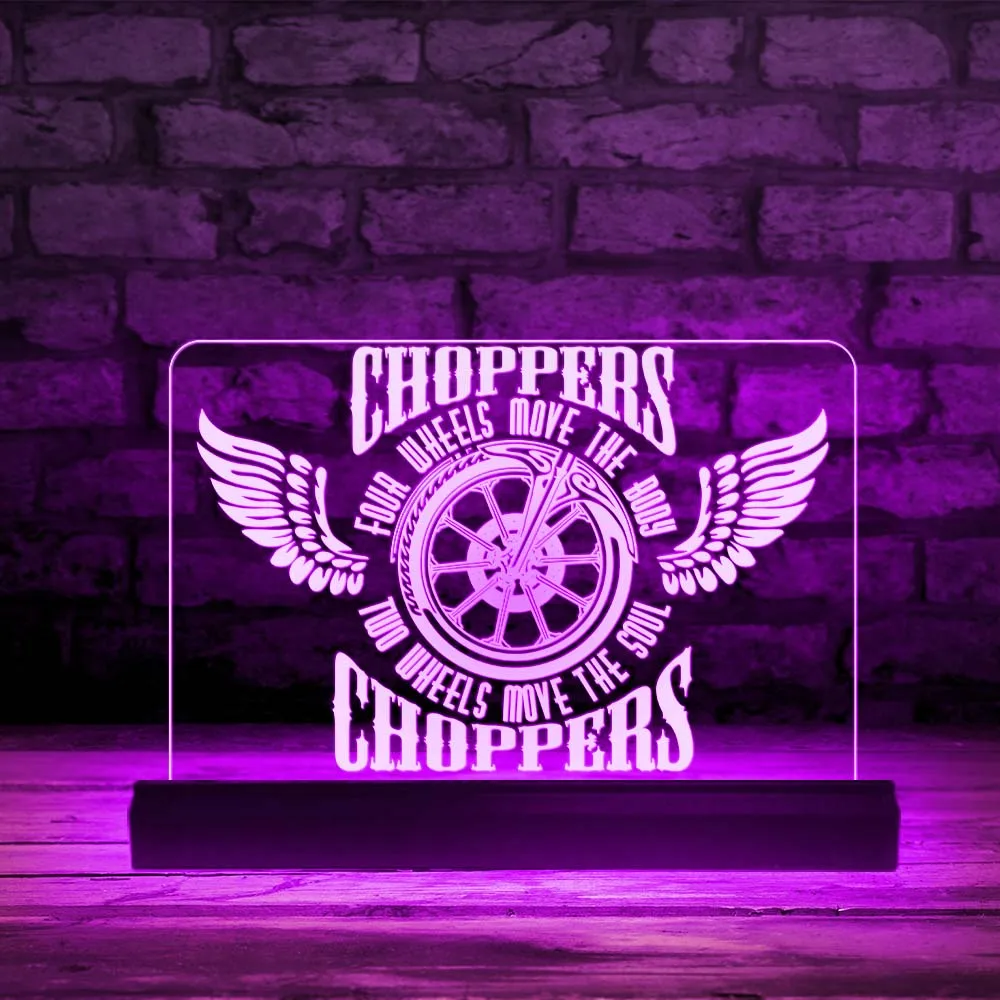 Четырехколесный двухколесный светодиодный