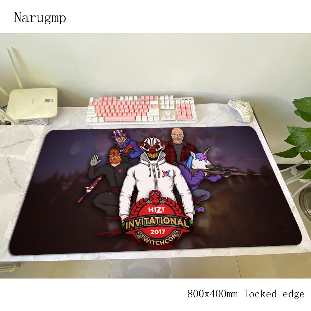 H1Z1 коврик для мыши 800x400x4 мм коврики с персонажами из мультфильмов Компьютерные