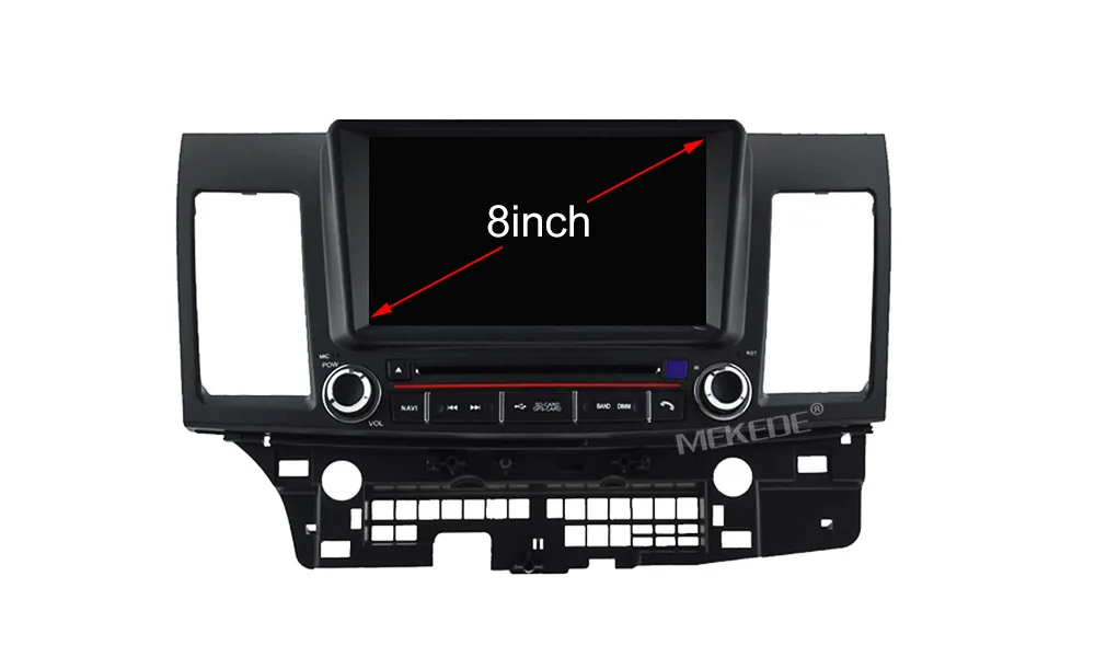 MEKEDE 4G ram для Mitsubishi Lancer 10 CY 2007-2012 автомобильный Радио Мультимедиа Видео плеер навигация gps Android 9,0 2din 2 din dvd
