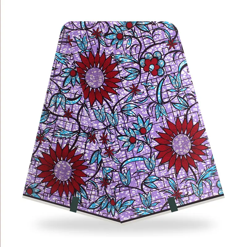 

New Style Ankara African wax Fabrics Nigerian Wax Print Fabric High Quality African Ghana Wax Fabric For Dress Y1206-15