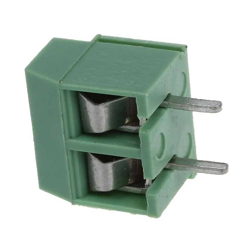 Большая сделка 30 шт. 2 полюса 5 мм шаг PCB крепление винт клеммный блок 8A 250 В |