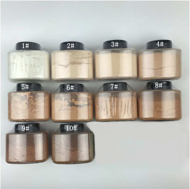 Mix colors Бренд класса люкс банан порошок 1,5 унций 42 г косметика для ухода за кожей свободный порошок тональный, для придания яркости лица Прямая - Цвет: Mix colors