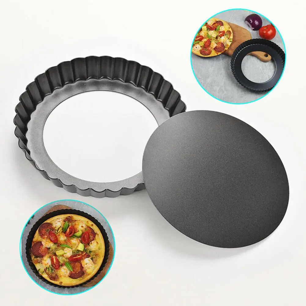 9 дюймовый антипригарный лоток для пиццы тарелка со съемным дном форма домашняя