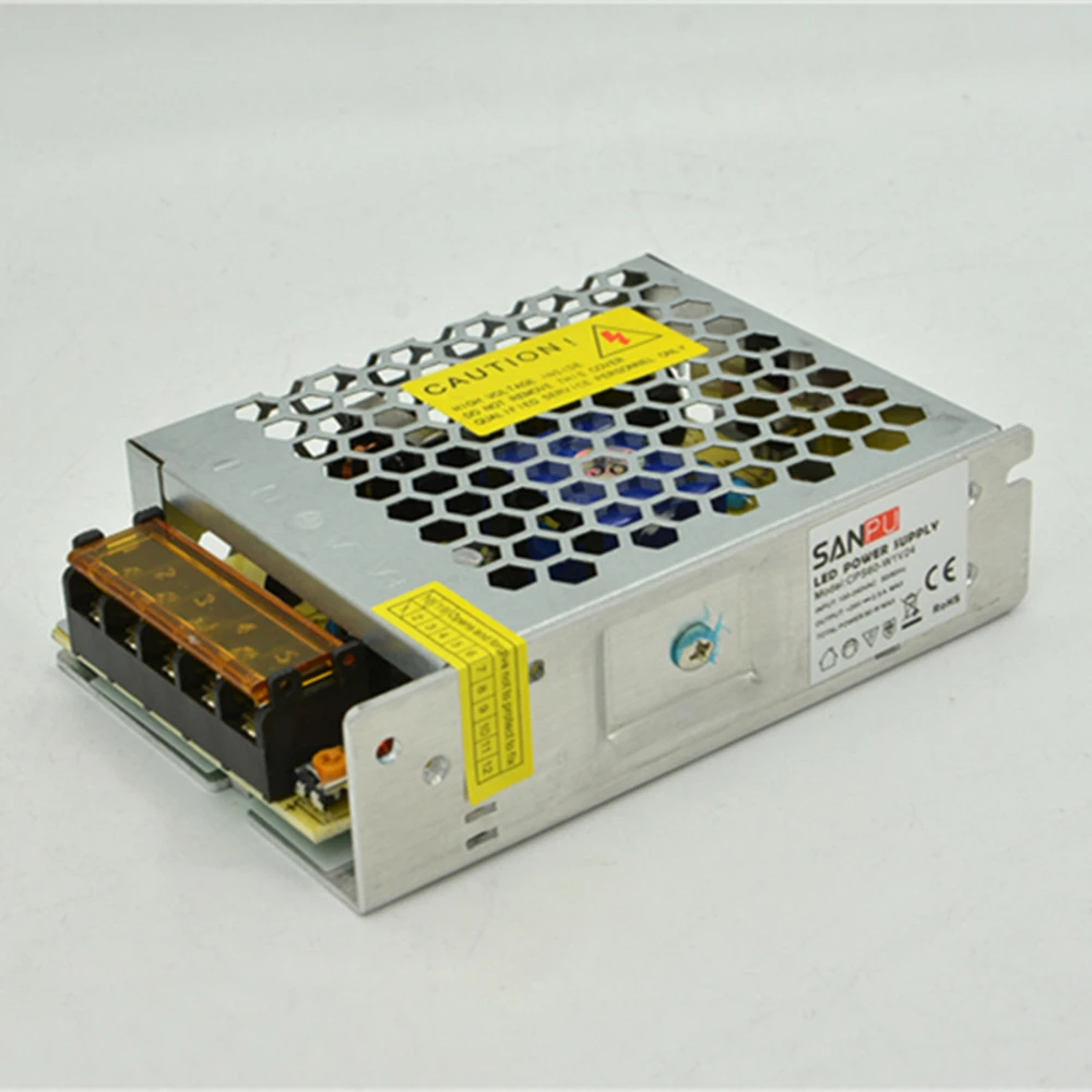 Импульсивный источник питания Тонкий 24VDC Питание 60W 24 V Трансформатор SMPS AC DC Вольт