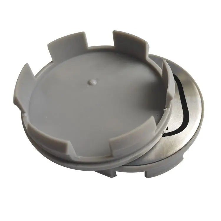 

car accessories 2.25" 58mm Plastic Brushed Aluminum Center Wheel Caps
