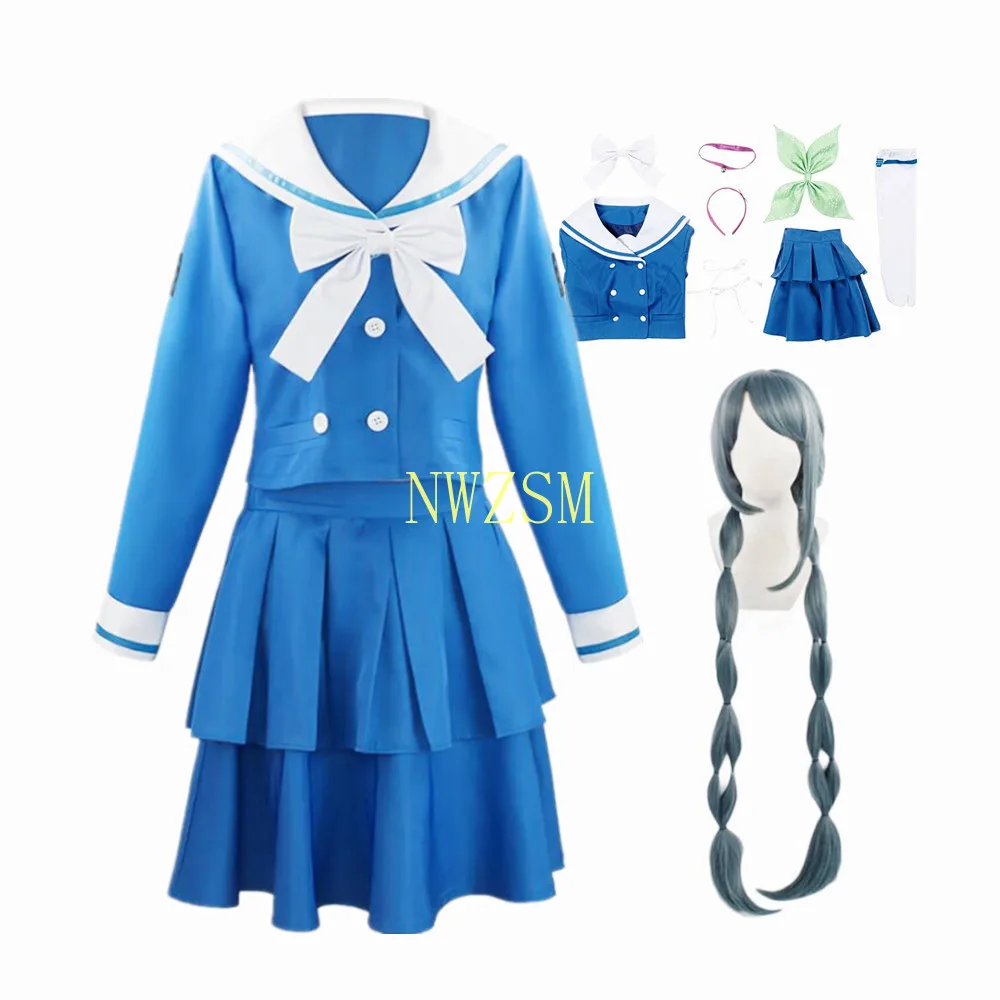 

Halloween cosplay costume Danganronpa Chabashira Tenko Women Dress School Uniforms Clothing Cosplay Costumes